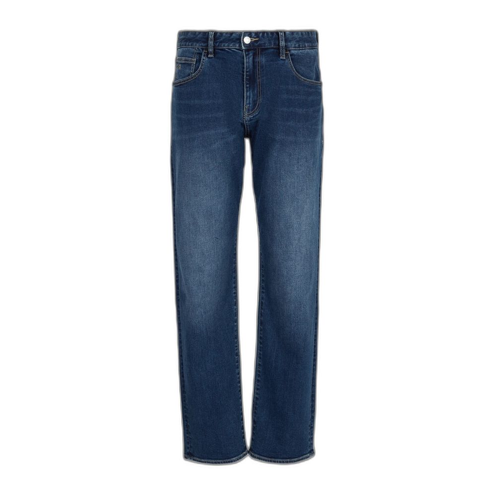 Armani Exchange Blue Cotton Jeans & Pant -   -  Armani Exchange.