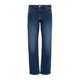 Armani Exchange Blue Cotton Jeans & Pant -   -  Armani Exchange.
