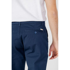 Armani Exchange Blue Cotton Pant -   -  Armani Exchange.