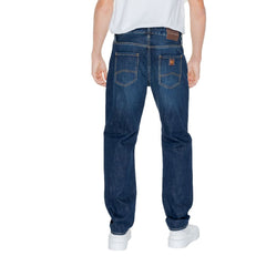 Armani Exchange Blue Cotton Jeans & Pant -   -  Armani Exchange.