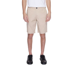 Armani Exchange Beige Cotton Bermuda -   -  Armani Exchange.
