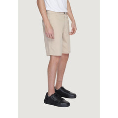 Armani Exchange Beige Cotton Bermuda -   -  Armani Exchange.