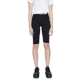 Icon Black Cotton Bermuda -   -  Icon.