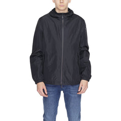Suns Black Polyester Jackets & Coat -   -  Suns.