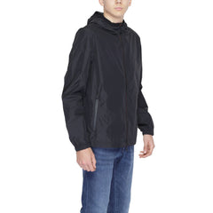 Suns Black Polyester Jackets & Coat -   -  Suns.