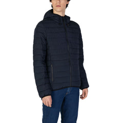 Suns Blue Polyester Jackets & Coat -   -  Suns.