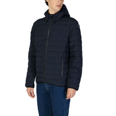 Suns Blue Polyester Jackets & Coat -   -  Suns.