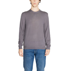 Armani Exchange Gray Wool Sweater -   -  Armani Exchange.