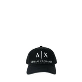 Armani Exchange Black Cotton Caps Baseball Hat -   -  Armani Exchange.
