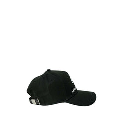 Armani Exchange Black Cotton Caps Baseball Hat -   -  Armani Exchange.