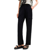 Desigual Black Polyester Cropped Pant -   -  Desigual.