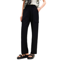 Desigual Black Polyester Cropped Pant -   -  Desigual.