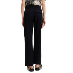 Desigual Black Polyester Cropped Pant -   -  Desigual.