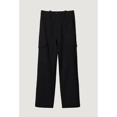 Desigual Black Polyester Cropped Pant -   -  Desigual.