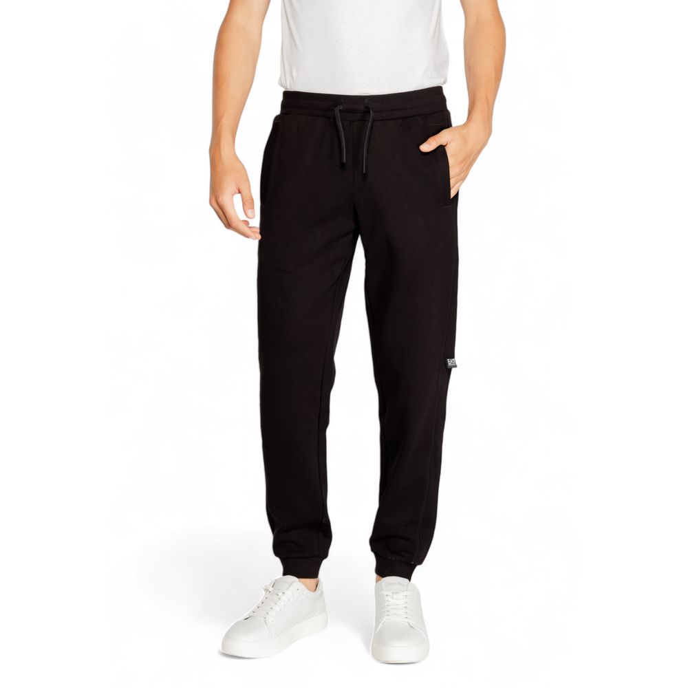 EA7 Emporio Armani Black Cotton Joggers Workout Pant -   -  EA7 Emporio Armani. EA7 Emporio Armani Black Cotton Joggers Workout Pant -   -  EA7 Emporio Armani.