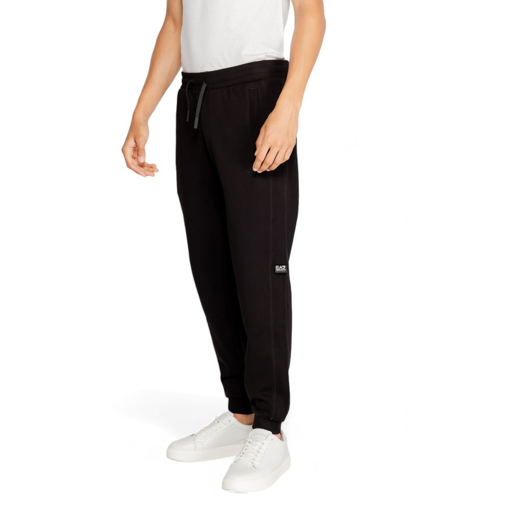 EA7 Emporio Armani Black Cotton Joggers Workout Pant -   -  EA7 Emporio Armani. EA7 Emporio Armani Black Cotton Joggers Workout Pant -   -  EA7 Emporio Armani.