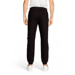 EA7 Emporio Armani Black Cotton Joggers Workout Pant -   -  EA7 Emporio Armani.