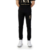 Armani Exchange Black Cotton Joggers Workout Pant -   -  Armani Exchange.