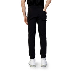 Armani Exchange Black Cotton Joggers Workout Pant -   -  Armani Exchange.