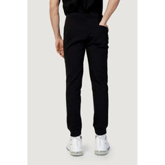 Armani Exchange Black Cotton Joggers Workout Pant -   -  Armani Exchange.