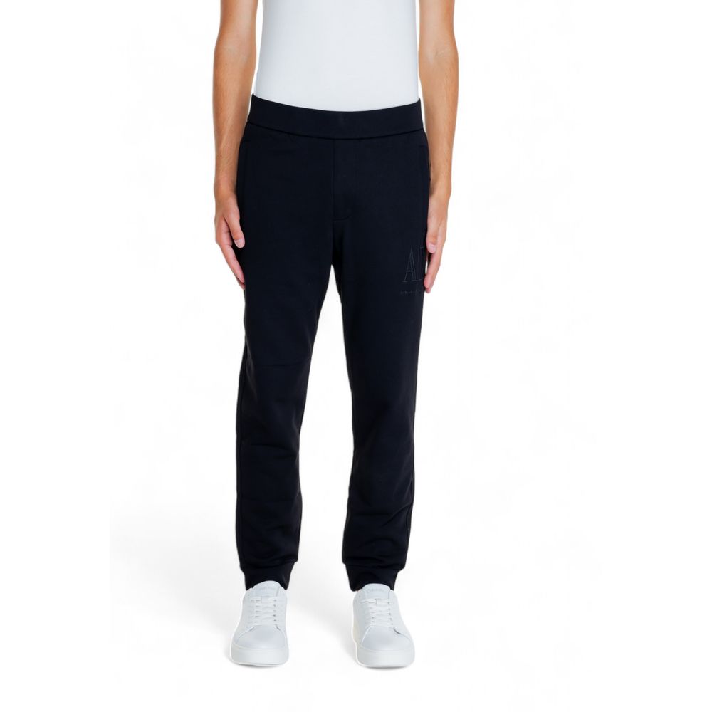 Armani Exchange Black Cotton Joggers Workout Pant -   -  Armani Exchange.