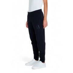 Armani Exchange Black Cotton Joggers Workout Pant -   -  Armani Exchange.