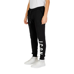 Icon Black And White Cotton Joggers Workout Pant -   -  Icon.