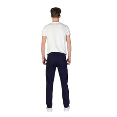 Hugo Boss Blue Cotton Skinny Pant -   -  Hugo Boss.