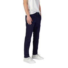 Hugo Boss Blue Cotton Skinny Pant -   -  Hugo Boss.