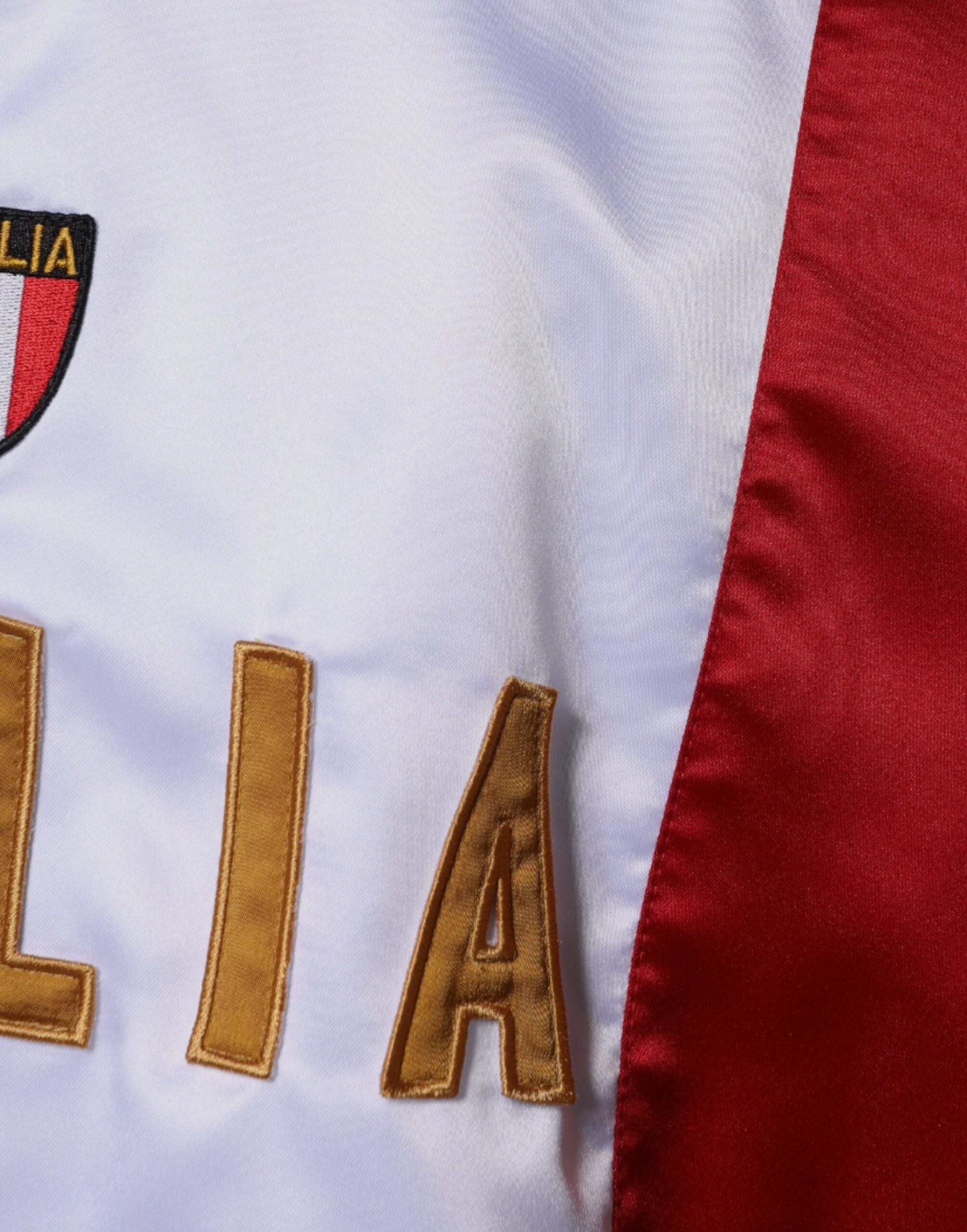 Dolce & Gabbana Multicolor Italia Button Down Bomber Jacket -   -  Dolce & Gabbana. Dolce & Gabbana Multicolor Italia Button Down Bomber Jacket -   -  Dolce & Gabbana.