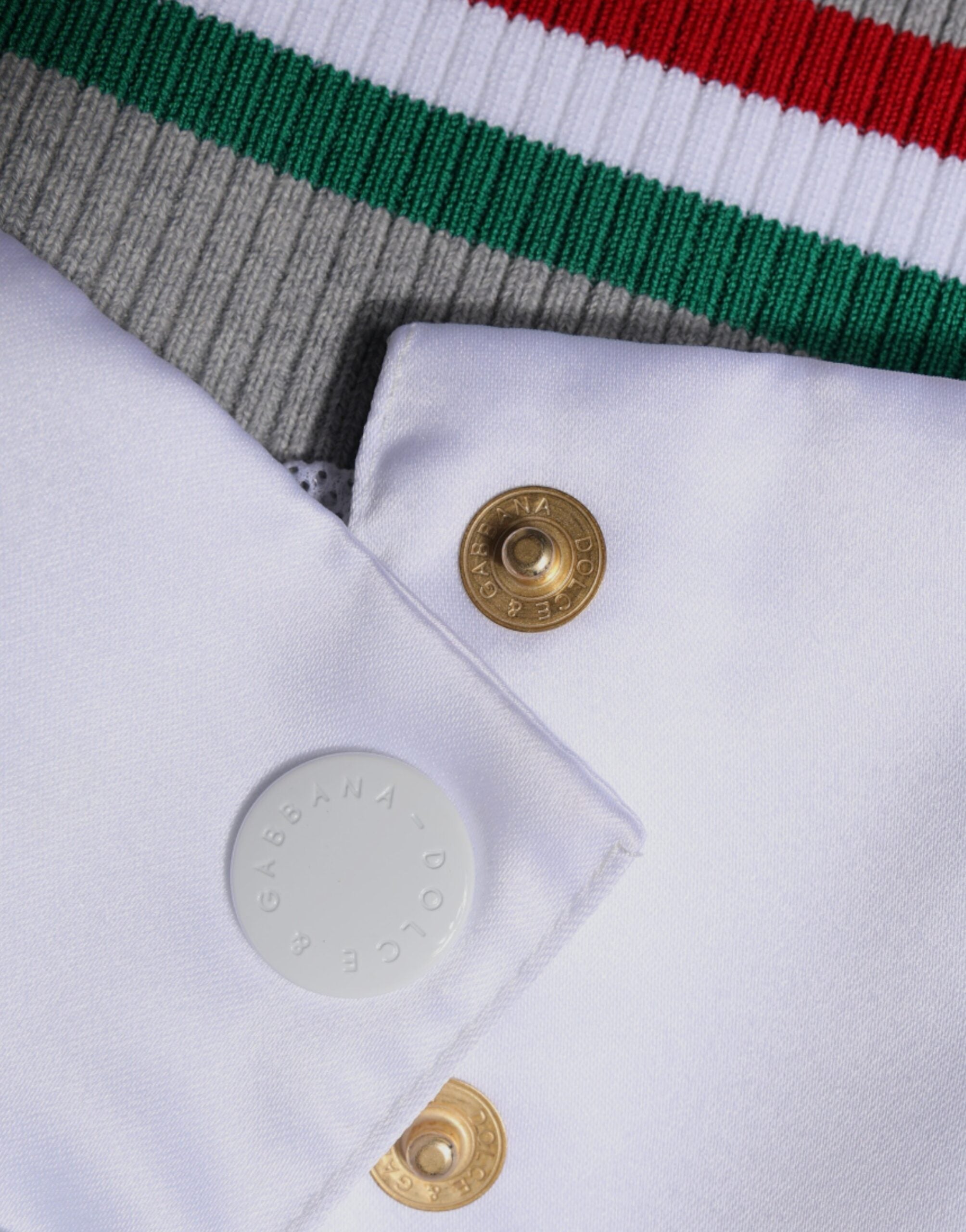 Dolce & Gabbana Multicolor Italia Button Down Bomber Jacket -   -  Dolce & Gabbana. Dolce & Gabbana Multicolor Italia Button Down Bomber Jacket -   -  Dolce & Gabbana.