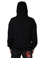 Dolce & Gabbana Black Hooded Pullover Men Sweatshirt Sweater - - Dolce & Gabbana.