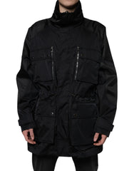 Dolce & Gabbana Black Nylon Winter Men Parka Coat Jacket - - Dolce & Gabbana.