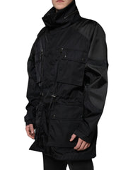 Dolce & Gabbana Black Nylon Winter Men Parka Coat Jacket - - Dolce & Gabbana.
