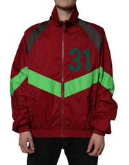 Dolce & Gabbana Multicolor Nylon Full Zip Windbreaker Jacket - - Dolce & Gabbana.