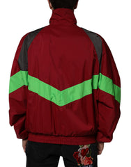 Dolce & Gabbana Multicolor Nylon Full Zip Windbreaker Jacket - - Dolce & Gabbana.