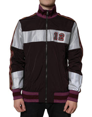 Dolce & Gabbana Multicolor Full Zip Jersey Men Bomber Jacket - - Dolce & Gabbana.