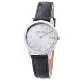 Folli Follie Black Leather Watch -   -  Folli Follie.