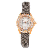 Folli Follie Gray Leather Watch -   -  Folli Follie.