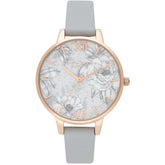 Olivia Burton Gray Artificial Leather Watch -   -  Olivia Burton.