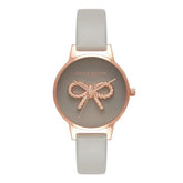 Olivia Burton Gray Artificial Leather Watch -   -  Olivia Burton.