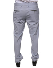 Dolce & Gabbana Light Gray Wool Formal Dress Pants - - Dolce & Gabbana.