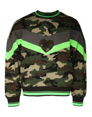 Dolce & Gabbana Multicolor Camouflage Sweatshirt Sweater - - Dolce & Gabbana.