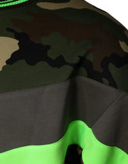Dolce & Gabbana Multicolor Camouflage Sweatshirt Sweater - - Dolce & Gabbana.