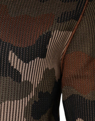 Dolce & Gabbana Multicolor Camouflage Men Pullover Sweater - - Dolce & Gabbana.