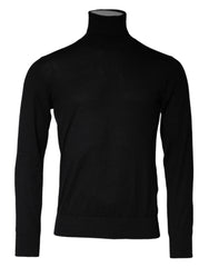 Dolce & Gabbana Black LongSleeve Turtleneck Pullover Sweater - - Dolce & Gabbana.
