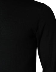 Dolce & Gabbana Black LongSleeve Turtleneck Pullover Sweater - - Dolce & Gabbana.