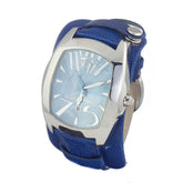 Chronotech Blue Leather Watch -   -  Chronotech.