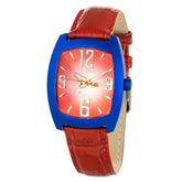 Chronotech Red Leather Watch -   -  Chronotech.