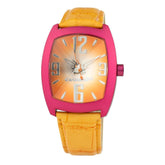 Chronotech Orange Leather Watch -   -  Chronotech.